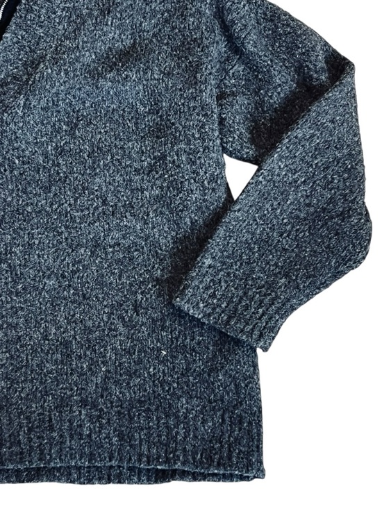 Nanushka Women’s Sz XS Gray Contrast Brushed Merino Wool Pullover Sweater - Picture 5 of 13